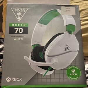 Turtle Beach Recon 70 Wired Gaming Headset - White and Green